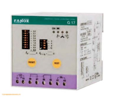 FANOX G EEx 防爆区域的电机保护继电器  G17系列